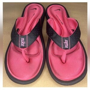 Nike Comfort Footbed Thong Flip Flops Sandals Black 354925-012 Women’s Size 9